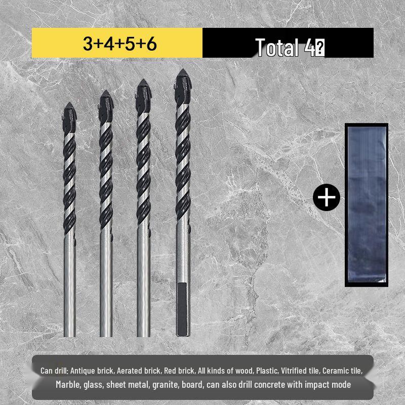 Multi-Purpose Tile Drill Bit for Concrete, Glass, Ceramic, Iron & Cement