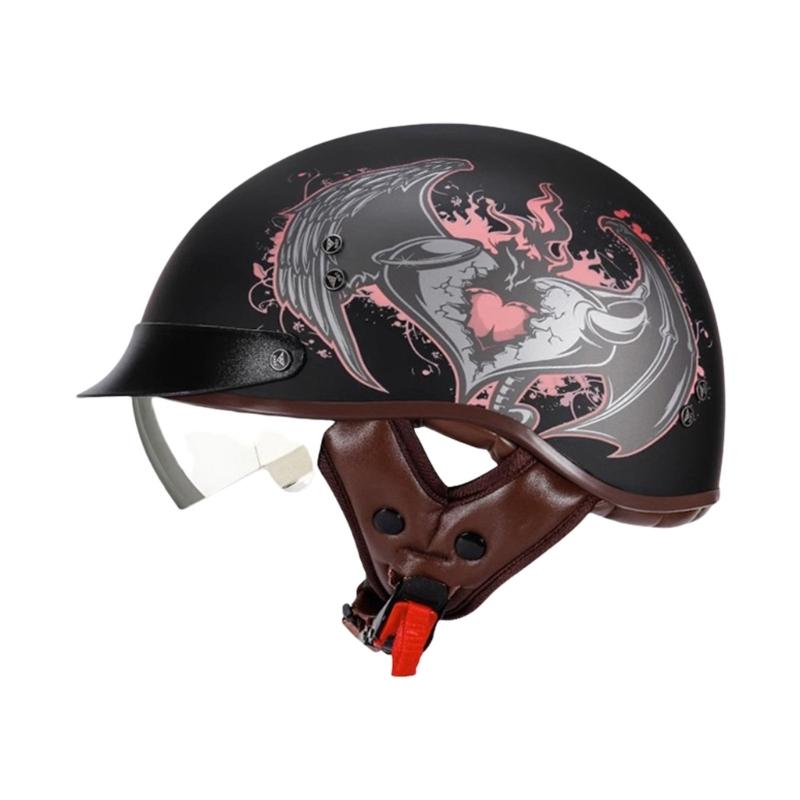 Traditional Styles Motorcycles Helmet Men Light Weight Safety Helmet Durability Cycle Headgear for Men and Women