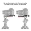 NNR150/NNR150S Camera Clamp Lens Quick Release Long Plate Clamp Mount Clip with Built-in High Contrast Bubble Level