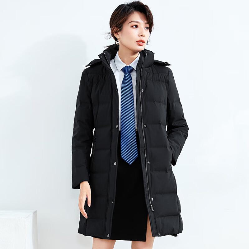 Kaseye 90% White Duck Down Unisex Mid-Length Puffer Jacket