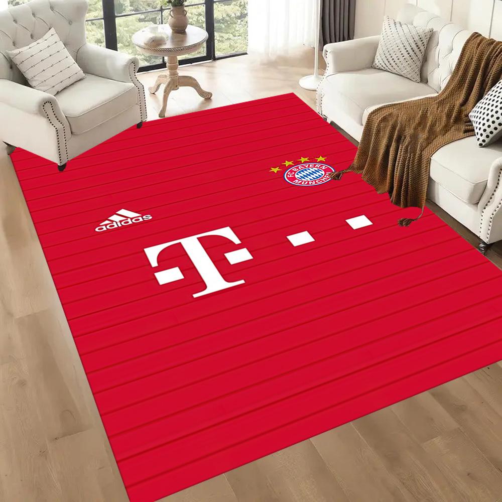 Bayern Munich Carpet Suitable for Foyer Living Rooms Playrooms Dormitory Antislip Carpet Decorate Offices Perfect Birthday/Christmas Gift Idea