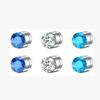 2-12 Stück Einfache Magnetische Nasenstecker-Ohrringe aus Edelstahl, 3 mm Nicht durchbohrte Körperschmuck für Männer und Frauen