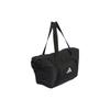 Adidas Logo Multi-Pocket Recycled Polyester Shoulder Tote Bag Women Bags Black Linen-Green IP2253