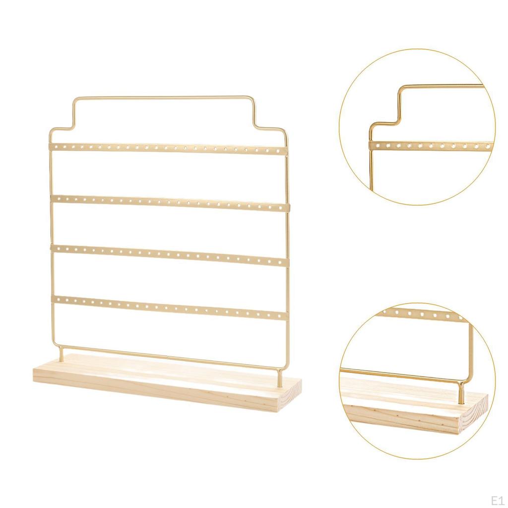 Earrings Organizer 4 Tiers Jewelry Display Stand for Shopping Mall Retail Store