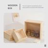 Unfinished Blank Wooden Storage Jewelry Box Jewelry Jewelry Box Treasure Keepsake case Chest Gifts Packing box