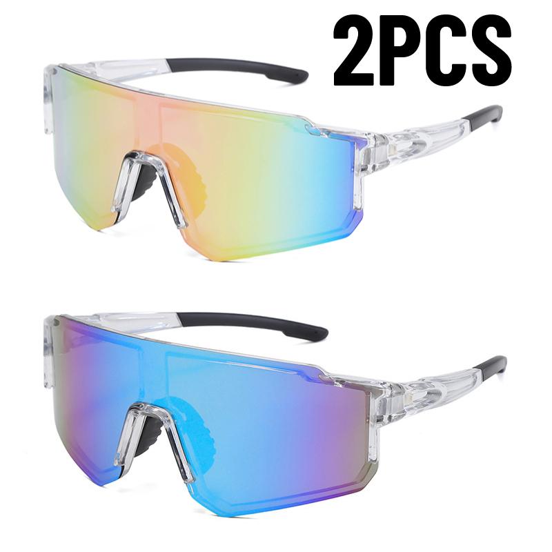1/2PCS Outdoor MTB Driving Glasses Cycling Sunglasses UV400 Women Sports Running Eyewear Men Road Bicycle Glasses Bike Goggles
