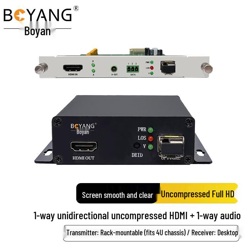

BOYANG 20km Single Fiber HDMI Audio Extender