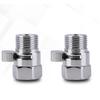 Leads Free Brass Angle Valves Corrosion Proof Design & Easy Installation Triangular Shutoff Valves for Bathroom Kitchen