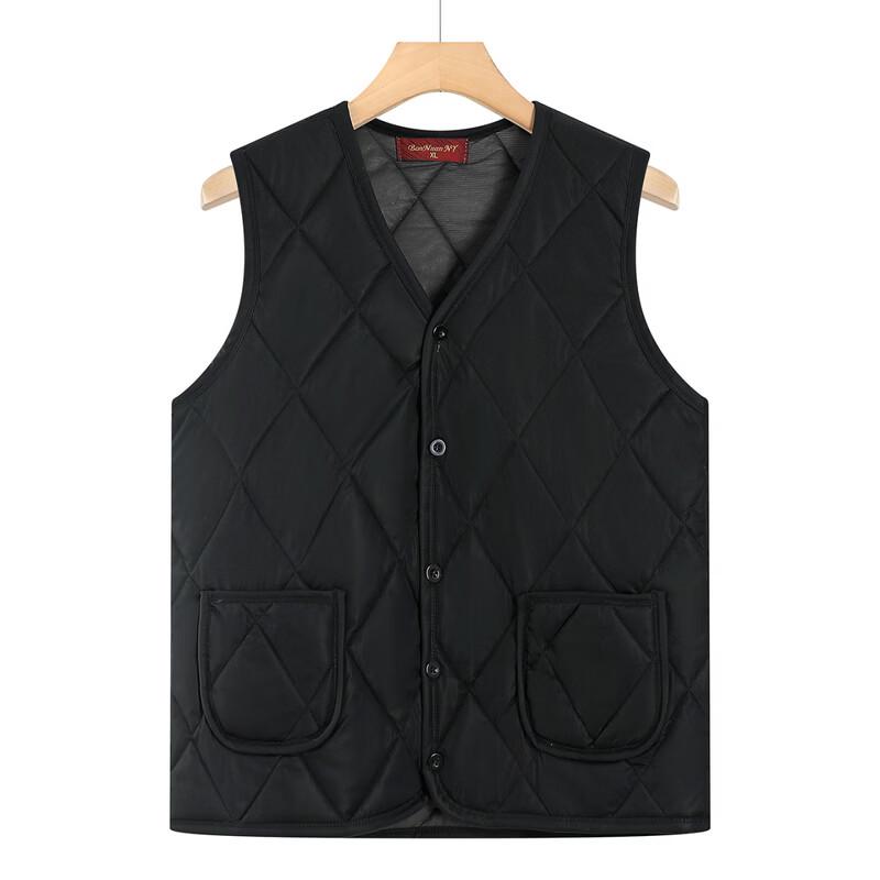 Men's Padded Winter Vest for Middle-Aged & Elderly