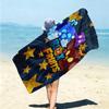 1Pc Cubes Expressions Colors Beach Towel Microfiber Beach Towel Thin Absorbent For Beach Swimming Yoga Bath Sports 091712