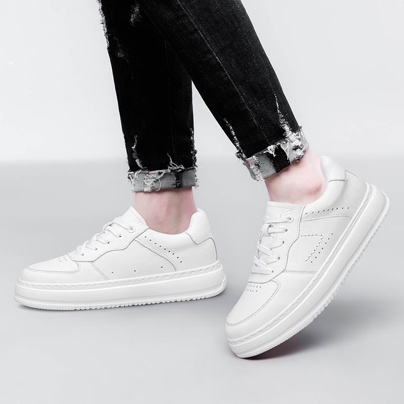 New Arrival Men's Skateboard Footwear Men Casual Shoes Trainers Genuine Leather Male Sneakers Comfortable School Shoes