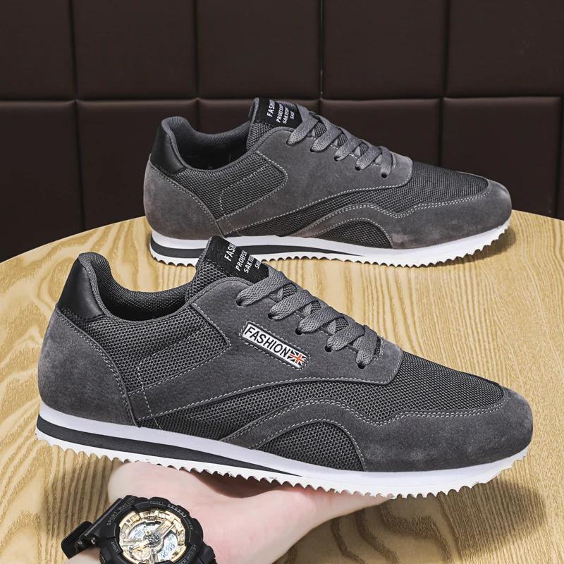 Men's Shoes 2025 Sports Anti Slip Vulcanized Shoes Tenis Masculino Anti Slip Vibration Comfortable Walking Luxury Running Shoes
