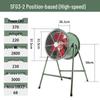 Silent Axial Exhaust Fan 220V/380V - Powerful Industrial Ventilation Blower