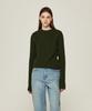 AVA MOLLI Cable Pullover Knit (D/Green)