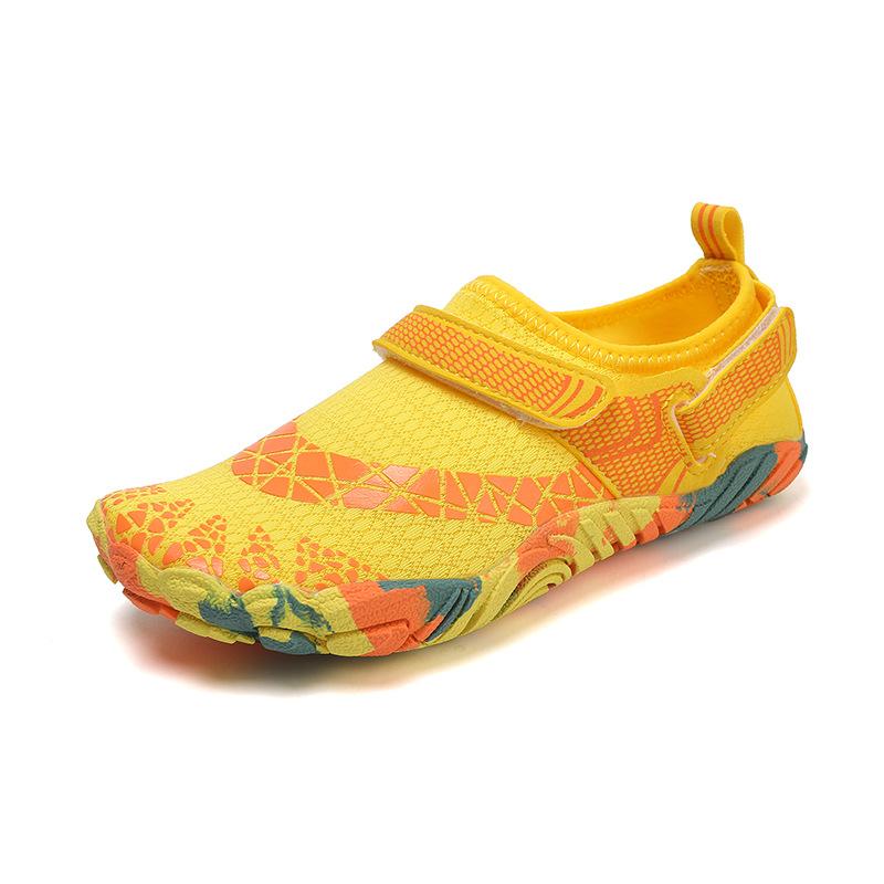 Outdoor Creek Walking Shoes Quick-drying Five-finger Wading Beach Shoes Men and Women Parent-child Sea-catching Shoes Breathable Non-slip Fishing