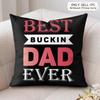 Best Dad Ever fathers day Cushion Cover Soft Plush Fabric DoubleSided Printed Cushion Covers for All Seasons Modern Home Decor