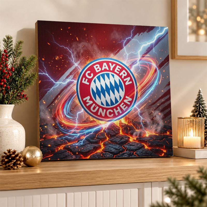 Bayern Munich Diamond Painting Kit 5D Full Drill DIY Diamond Mosaic Wall Art Home Decor