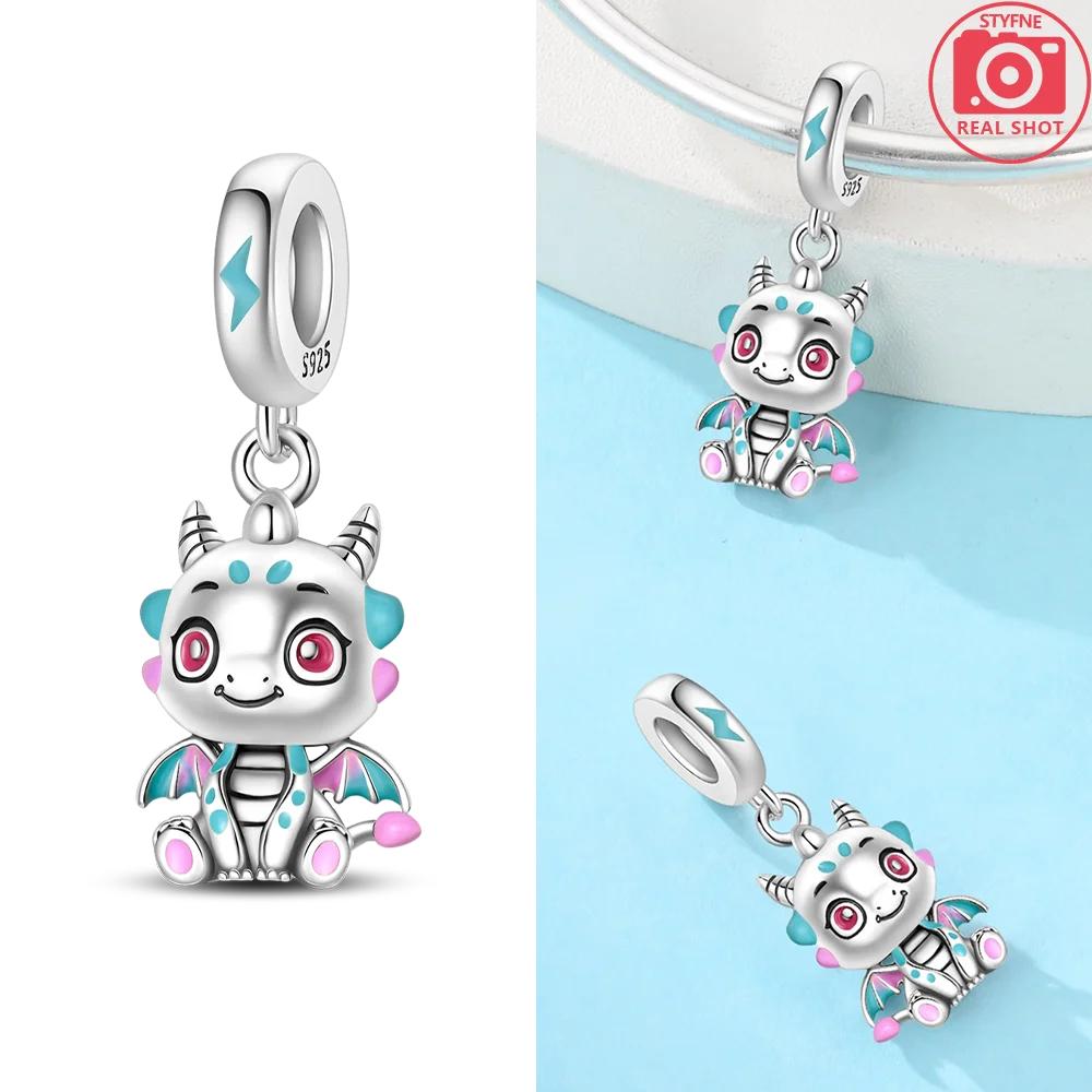 Blue Hermit Crab Butterfly Star Moon Pendant Floral Perfume Bottle Originalcopper Bead Fit Bracelet Women Jewelry Gift Set
