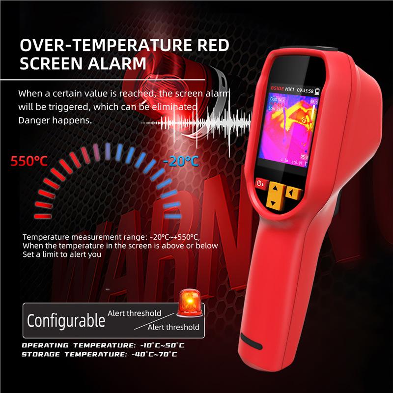 BSIDE HX1 Handheld Infrared Thermal Camera for Outdoor and Floor Heating Inspection
