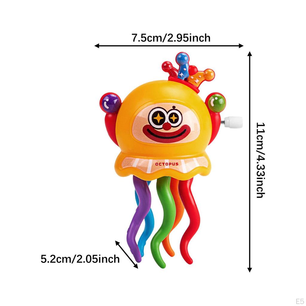 Wind up Toy Clockwork Figure Novelty Interactive Play Desk Decoration for Kids Boys Girls Holiday