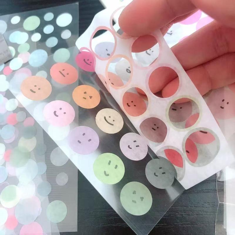 Office School Supplies Practical Geometry and Paper Irregular Stationery Cup Phone Universal Kawai Student Stickers Gift Lovely