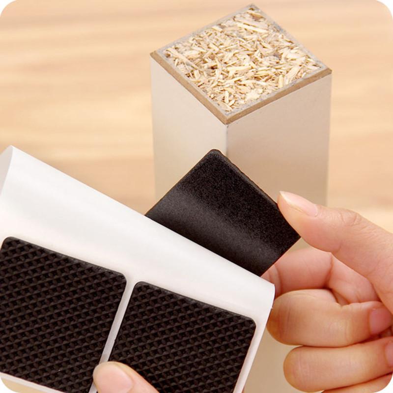 Gumové podložky pro nábytek na nohy židlí Protiskluzová podložka Tlumič nárazníku Samolepící chránič nohou stolu Ochranné podložky na podlahu Hardware