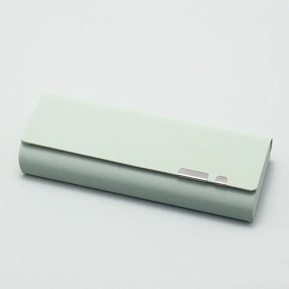 

1pc Glasses Box Portable Anti-stress PU Sunglasses Case Glasses Storage Box Eyeswear Accessories Box серый