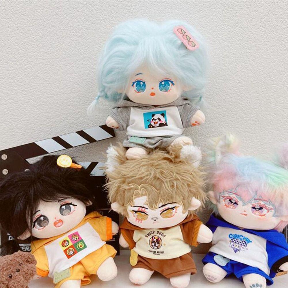 

Cute Plush Hoodies Fashion Doll Outfits New Doll Clothing 20cm Cotton Dolls