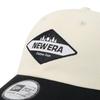 New Era Outdoor Casual Free CC Diamond NER36O9712 Cap, Classic, Two-Tone Cotton, Chrome/Black, Size, Logo, Cream, Black, 14392161,