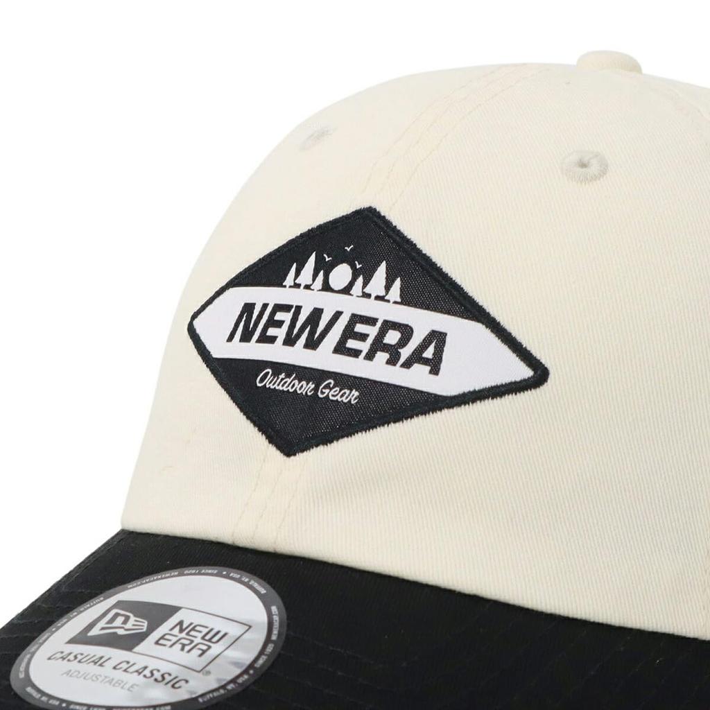 New Era Outdoor Casual Free CC Diamond NER36O9712 Cap, Classic, Two-Tone Cotton, Chrome/Black, Size, Logo, Cream, Black, 14392161,