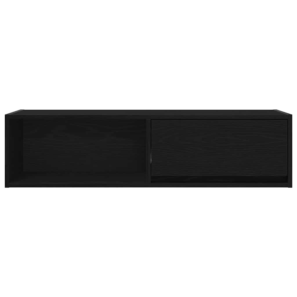 TV Cabinets 2 pcs Black Oak Effect 100 x 31 x 25.5 cm