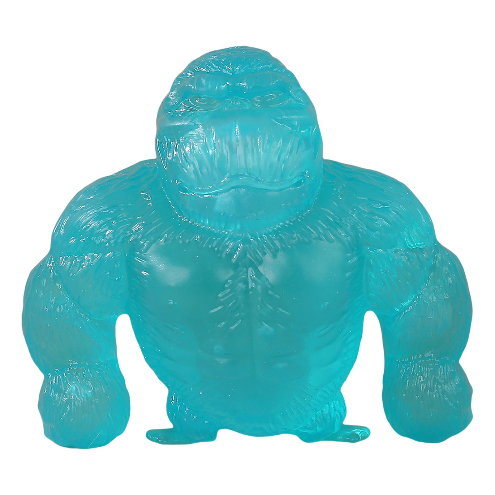 

Сжимаемая игрушка для снятия стресса TPR Высокая эластичность Горилла Мягкая игрушка для снятия тревоги Сувенир для вечеринки Игрушка для снятия давления Подарок при СДВГ Аутизме небесно-голубой