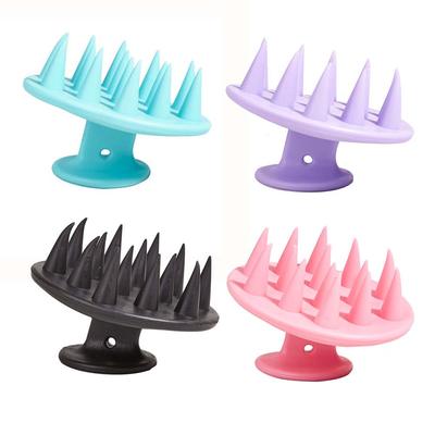 Brosse Shampooing Moussante Facile Soin des Cheveux Corps Douche Peigne Lave-Cheveux Exfoliant Outil de Coiffure Peigne de Massage du Cuir Chevelu Unisexe