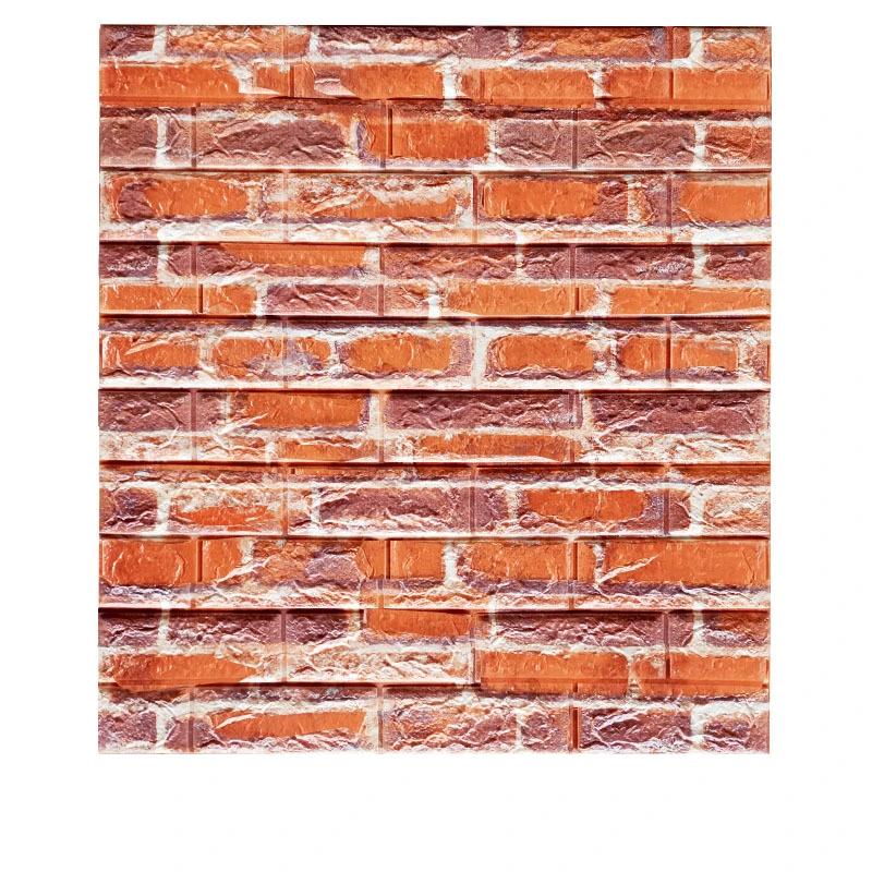 5/10pcs 70*77cm 3D Brick Wall Paper for Living Room Bedroom TV Wall Waterproof Self-Adhesive Wallpaper Foam DIY Wall Stickers