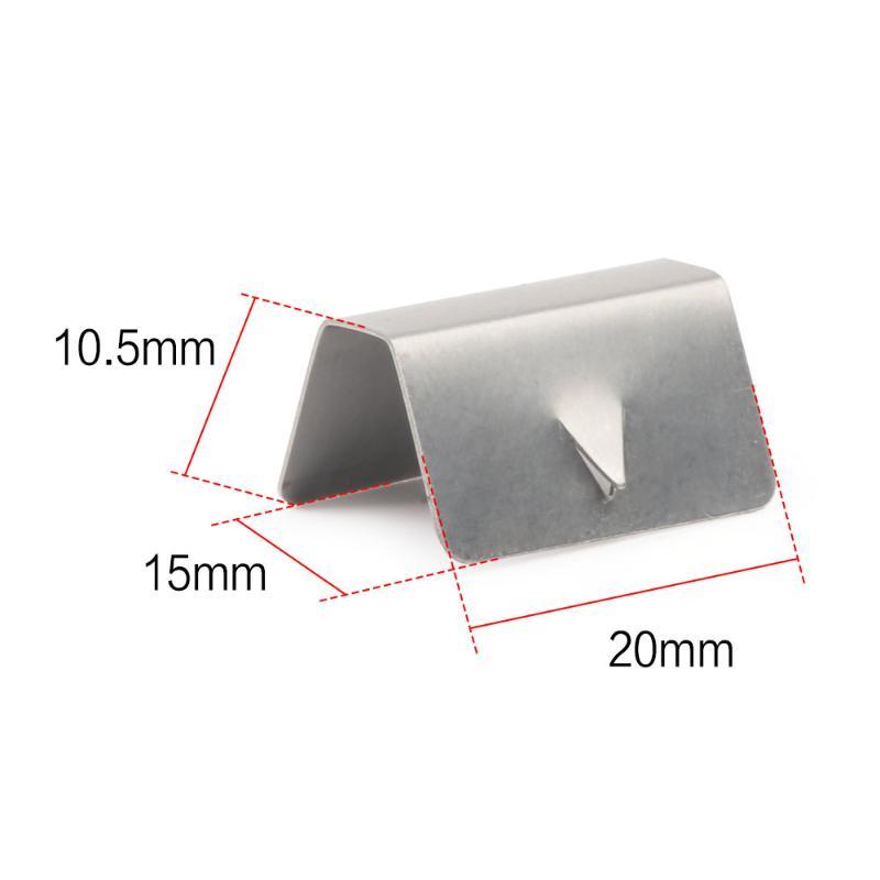 10Pcs Stainless Steel Wind Deflector Clips Durable Practical Rain Eyebrow Clips Glass Clip For Heko/Sned/G3