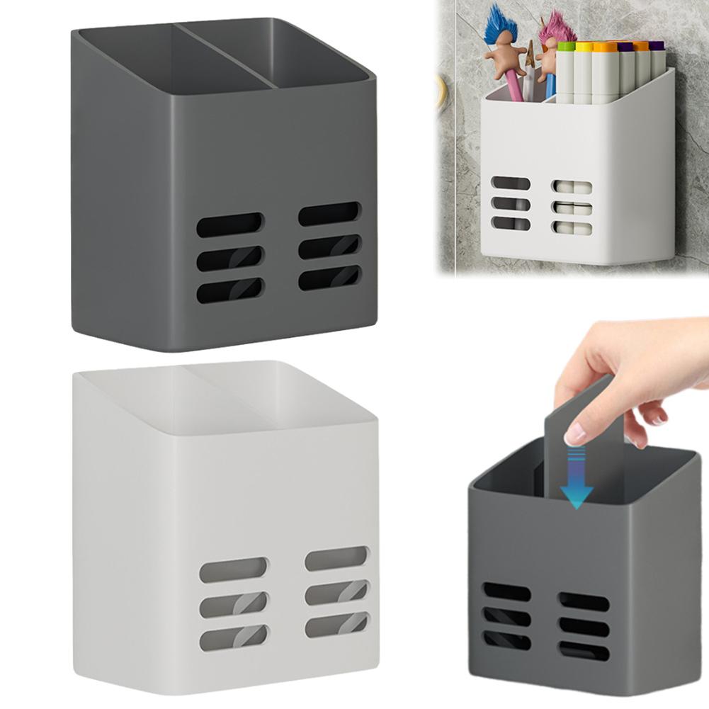 Wall Mount Bathroom Shelf Heavy Duty No Drill Toiletries Shelves with Drainage Holes Hair Comb Organizer for Kitchen Bathroom