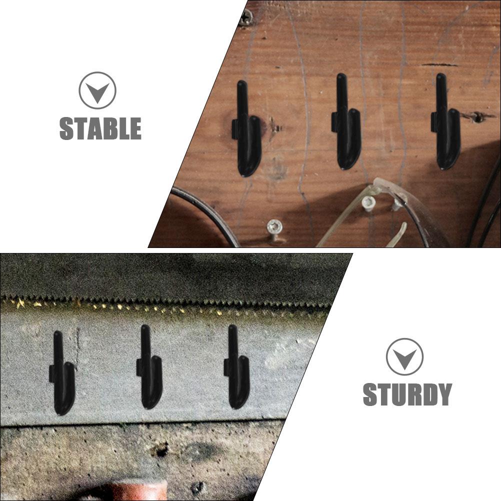 40 Pcs Pegboard Hook Storage Tools Multi Purpose Hooks Pegboard Accessories Home Storage Pegboard Hanging Hook Wall MountBracket