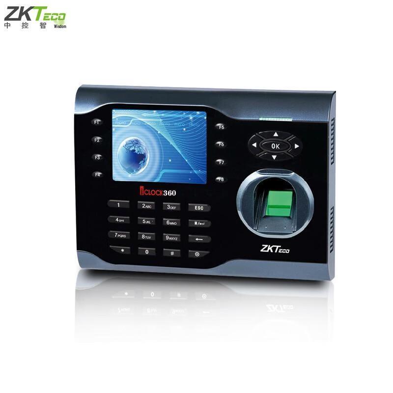 

ZKTECO iclock360 Машина учета рабочего времени по отпечаткам пальцев CN вилка (адаптер в комплекте)