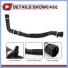 Radiator Outlet Coolant Hose Assembly 17128616528 for F30 F31 F34 F32 F33 F36 F22 F23 320I 330I 430I, Preformed Service Hose for Repair Work and