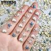 Mini Cute Nail Charms Nail Art Decorations Kit Home Fishbowl Miniature Decorations for DIY Crafts Random Color Shells & Starfish Shaped Designs