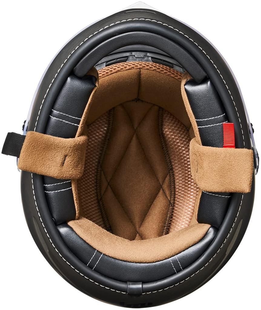 Marushin Motorcycle END Flat Scratch Size L MNF1 (MARUSHIN) Neo-Retro Full-Face Helmet, MILL, Gray, (59-60cm), (Product Code 2001331)