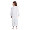 Kids Adaptive Nursing Gown Long Sleeve Back Split Hook-Loop Fastener with Pocket for Special Needs Patients