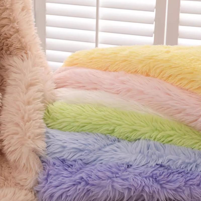 50x45cm 3cm Toskanischer Plüschstoff zum Nähen von Plüschpuppen, Kissen, Wintermützen, Bettwäsche, Spielzeug, Dekostoff, Handgemachtes DIY Plüschstoff