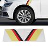2pcs Car Body Sticker     Sports   3 Colors Waterproof Decorative Stripe Decals for Vehicles
