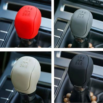 Silicone Car Gear Head Shift Knob Cover Gear Shift Non Slip Grip Handle Case