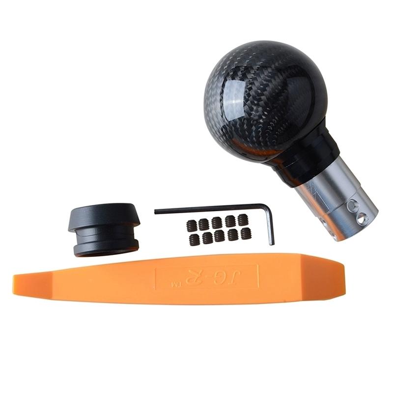 New Real Carbon Fiber Gear Shift Knob For Infiniti G37 G25 G35 Q50 Q70 Q60 Gear Ball Head