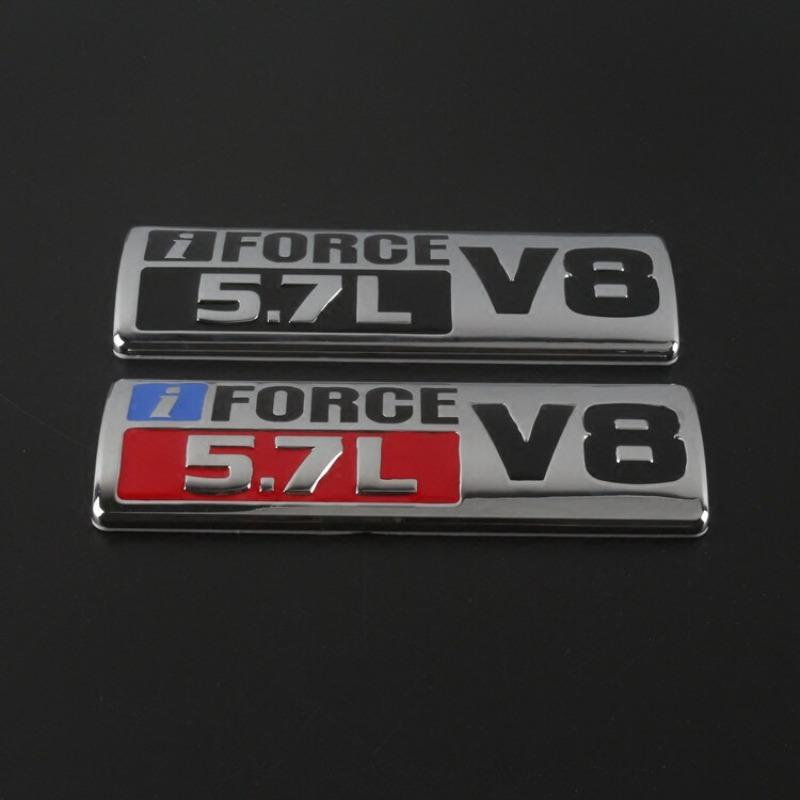 Suitable for Sequoia, Smooth Road, Rear Tail Mark Fender Mark I FORCE 5.7L V8 Car Mark Side Mark