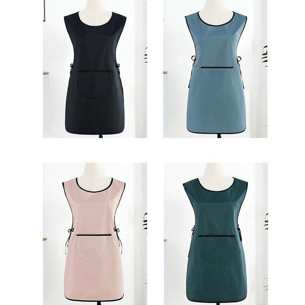 Waterproof Hairdressing Cloak Large Pockets Hair Stylist Apron Vest Household