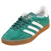 Adidas Originals Gazelle College Größe Leder-Sneaker mit Gummi Authentisches adidas Japan Produkt Indoor, Grün/Footwear White/Gum, IG1596, 27.5cm,