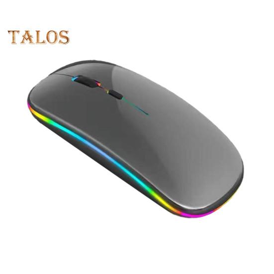 

Беспроводная Bluetooth-совместимая мышь, перезаряжаемая мышь для ноутбука со светодиодной подсветкой, мышь с двухрежимным подключением USB 2.4G